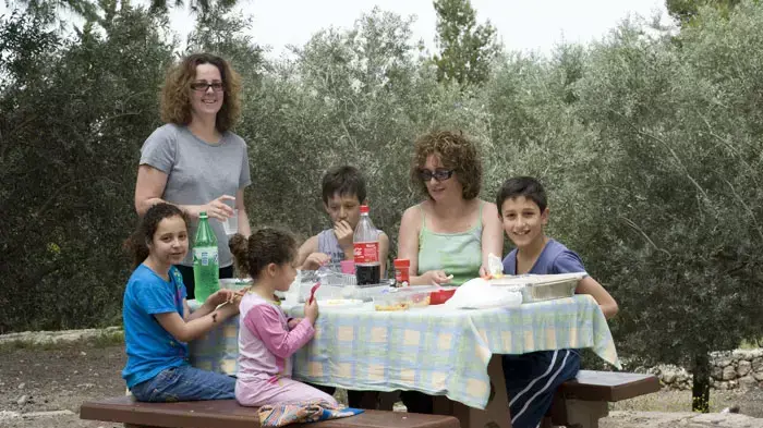 נופשים ומטיילים בפארקים, פסח 2011