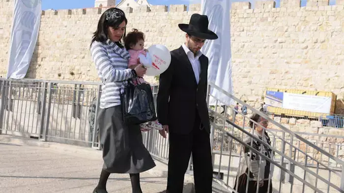 חול המועד בירושלים, תיירים ומטיילים בעיר העתיקה, אפריל 2011
