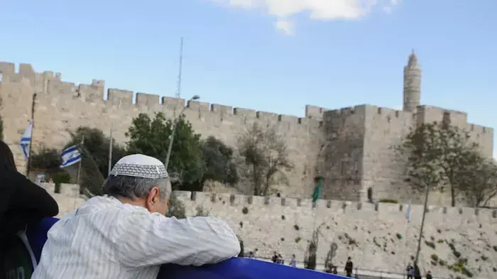 חול המועד בירושלים, תיירים ומטיילים בעיר העתיקה, אפריל 2011