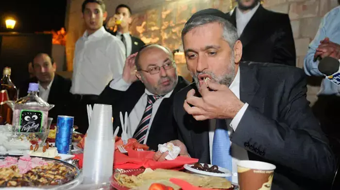 אלי ישי יו"ר תנועת ש"ס, סגן ראש הממשלה ושר הפנים בחג המימונה, אפריל 2011 