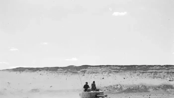 מבצע קדש, טנק בחצי האי סיני , 1956