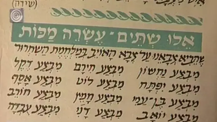 הגדה ליום העצמאות מלפני 60 שנה