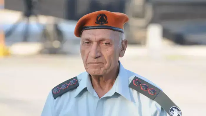מפקד טקס הדלקת המשואות ביום העצמאות בהר הרצל אלוף משנה דוד רוקני