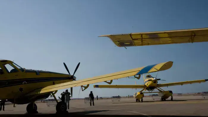 טקס חנוכת טייסת כיבוי בשדה דוב, מאי 2011 טקס חנוכת טייסת כיבוי בשדה דוב, מאי 2011