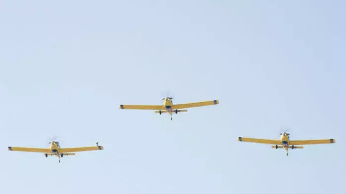 טקס חנוכת טייסת כיבוי בשדה דוב, מאי 2011