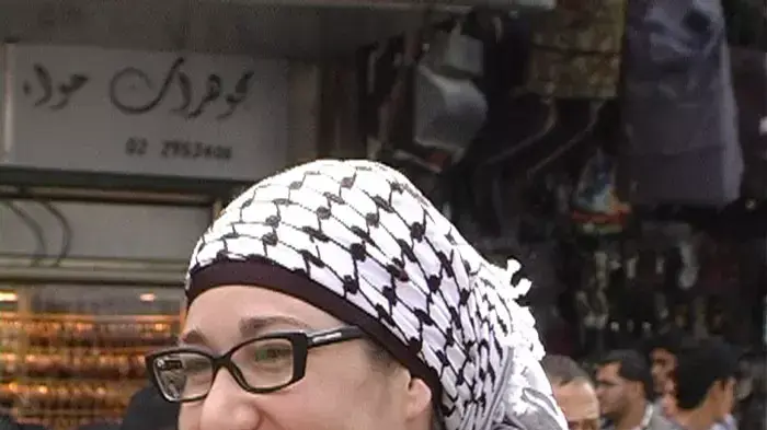 טלי פחימה בעצרת הנכבה ברמאללה