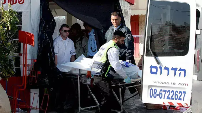 הזירה בה נרצחו איתן איזמיילוב ורוסלן רובייב, 2007