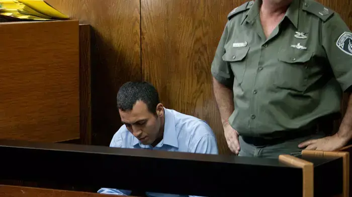 דיון בתיקו של עידן אנורי התוקף של הבחורה בשדרות ח"ן בתל אביב,מאי 20115 