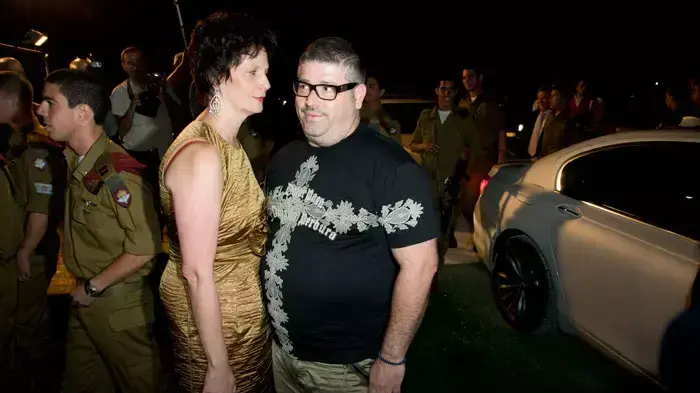 רוני והילה רהב בחתונתו של אלעד תשובה בנו של איש העסקים יצחק תשובה, מאי 2011