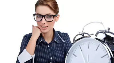 אשת עסקים עם שעון אשת עסקים עם שעון