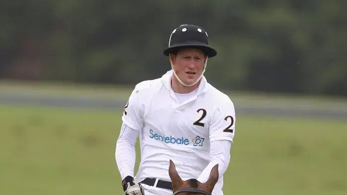 Prince Harry plays in the Sentebale Cup at Coworth Park on June 12, 2011 in Ascot, England. Prince William was playing for the Tusk Trust team while Prince Harry played for the Sentebale side Prince Harry plays in the Sentebale Cup at Coworth Park on June 12, 2011 in Ascot, England. Prince William was playing for the Tusk Trust team while Prince Harry played for the Sentebale side