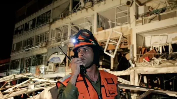 פיצוץ גדול בבלוק בנתניה שנגרם מפיצוץ בלוני גז, יוני 2011