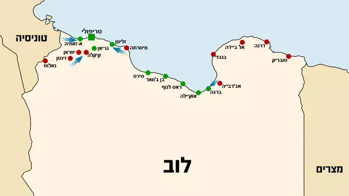 מפת לוב מפת לוב