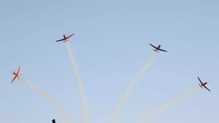 טקס הענקת דרגות קצונה לבוגרי קורס טיס, בבסיס חיל האוויר בחצרים, יוני 2011 טקס הענקת דרגות קצונה לבוגרי קורס טיס, בבסיס חיל האוויר בחצרים, יוני 2011
