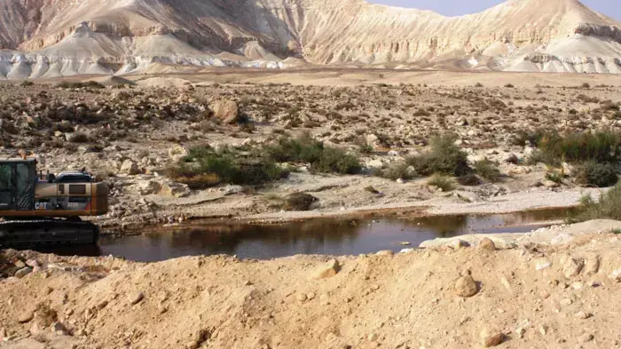 תמונות מדליפת הנפט , דלק סילוני בנגב, יוני 2011