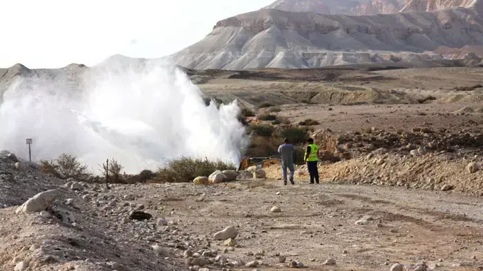 תמונות מדליפת הנפט , דלק סילוני בנגב, יוני 2011