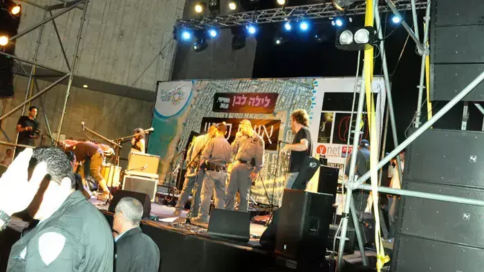 המשטרה מפסיקה את אירוע "אינדי סיטי" בתל אביב המשטרה מפסיקה את אירוע "אינדי סיטי" בתל אביב