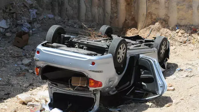 תאונת דרכים בירושלים של אישה אשר נפלה לבור של בניין, יולי2011