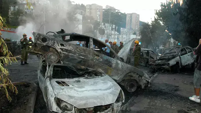 מלחמת לבנון השנייה, הקטיושות פוגעות בחיפה, מלחמת לבנון השנייה, הקטיושות פוגעות בחיפה,