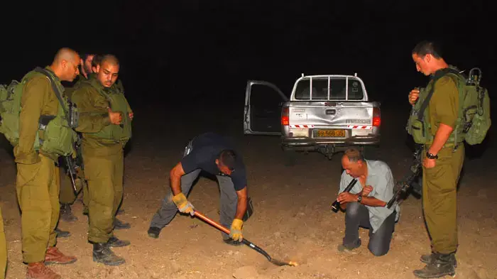 נפילת קסאם בקיבוץ עלומים, יולי 2011