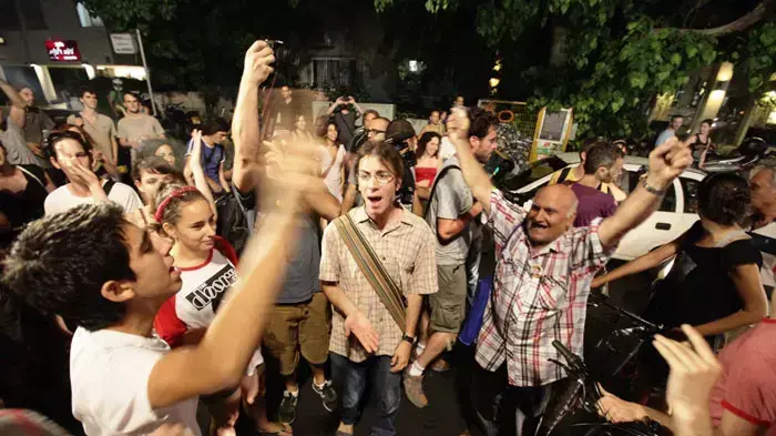 הפגנת הדיור בכיכר הבימה תל אביב, יולי 2011