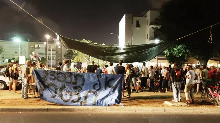 הפגנת הדיור בכיכר הבימה תל אביב, יולי 2011