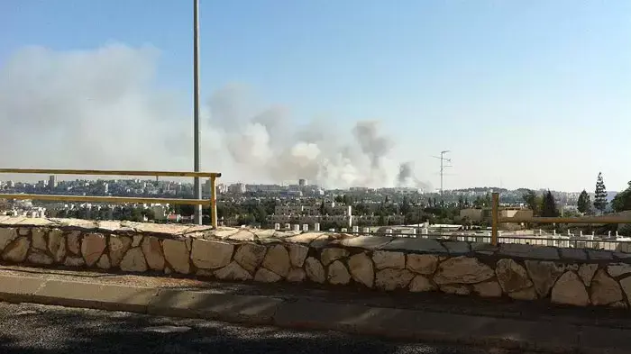 שריפה גדולה ביער ירושלים, יולי 2011 שריפה גדולה ביער ירושלים, יולי 2011