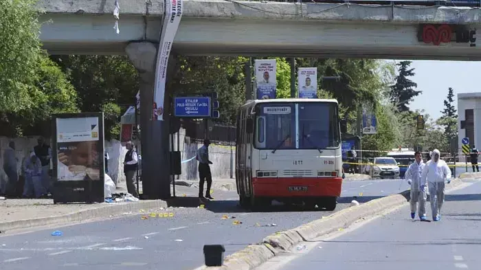 זירת ניסיון פיגוע, איסטנבול, טורקיה, 26 במאי 2011 זירת ניסיון פיגוע, איסטנבול, טורקיה, 26 במאי 2011