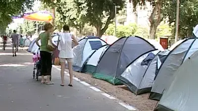 הפגנת הדיור בכיכר הבימה