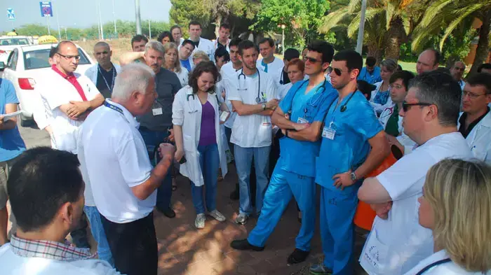 מחאת הרופאים בבית חולים ברזילי, יולי 2011