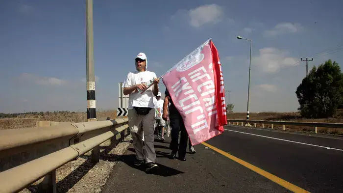 צעדת מחאת הרופאים ממשיכה , יומה השלישי, יולי 2011