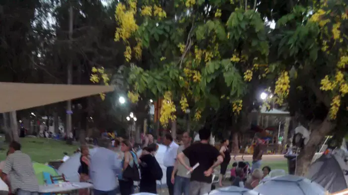 מאהל המחאה בראשון לציון, 27.7.2011