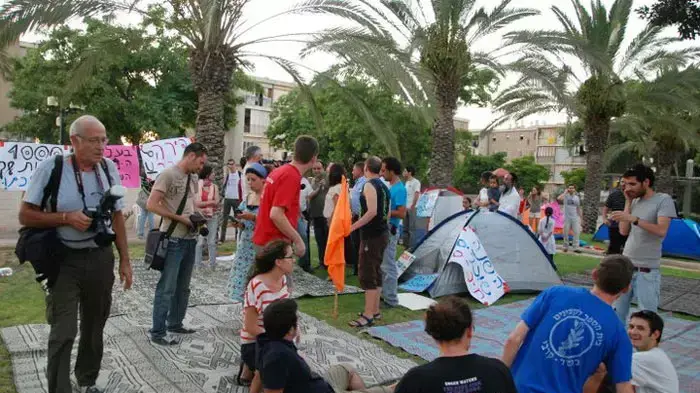 מאהל המחאה בבאר שבע, 27.7.2011 מאהל המחאה בבאר שבע, 27.7.2011