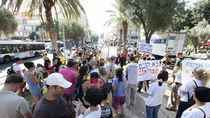 מחאת העגלות בתל אביב, יולי 2011 מחאת העגלות בתל אביב, יולי 2011