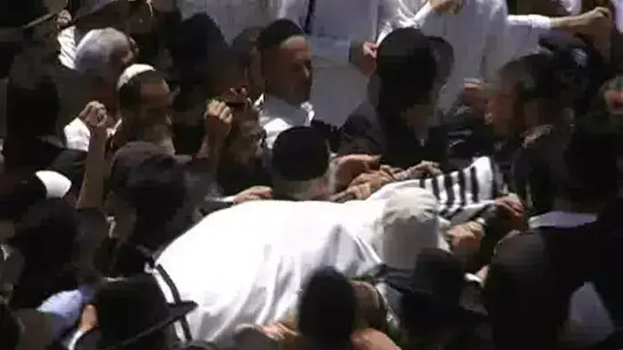 הלווית הרב אלעזר אבוחצירא