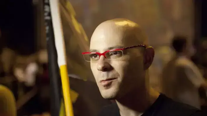 רגב קונטס בעצרת מחאה על יוקר המחייה בבאר שבע, אוגוסט 2011