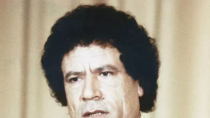 שליט לוב מועמר קדאפי