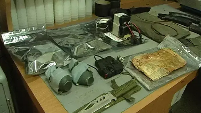 תיעוד: אמצעי הלחימה ששימשו לביצוע הפיגועים בדרום 