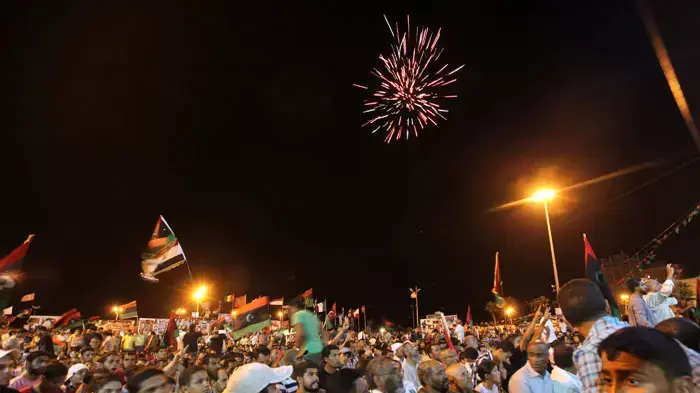 חגיגות ניצחון של המורדים, טריפולי, לוב, 23 באוגוסט 2011 חגיגות ניצחון של המורדים, טריפולי, לוב, 23 באוגוסט 2011