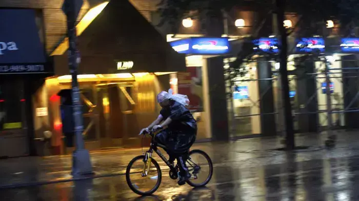 הוריקן איירין מגיעה לניו יורק, אוגוסט 2011