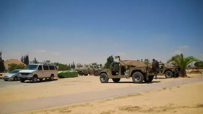 כוננות והערכות בדרום הארץ בדרך לאילת, אוגוסט 2011