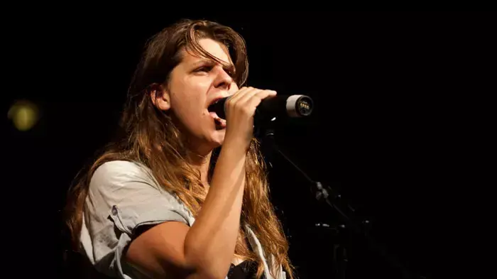 דפני ליף בצעדת המיליון בתל אביב, אוגוסט 2011 דפני ליף בצעדת המיליון בתל אביב, אוגוסט 2011