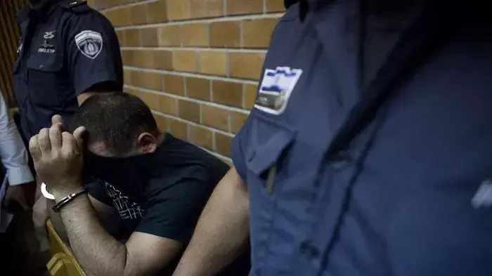 הארכת מעצר לחשוד ברצח בת זוגתו ויטלי מיכלוב בבית משפט השלום כפר סבא , ספטמבר 2011
