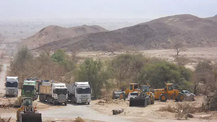 בסיס גדנ"ע נהרס בבאר אורה