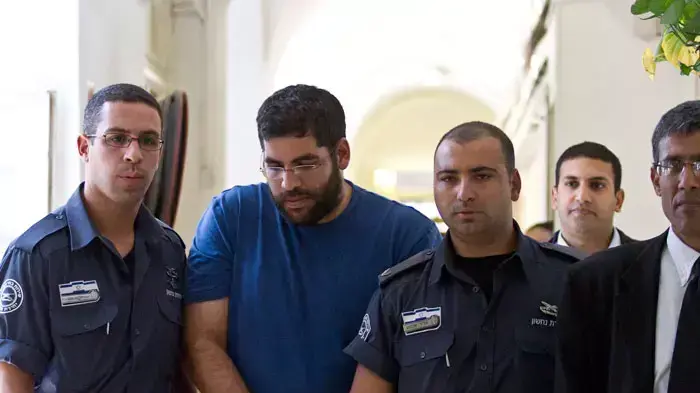 דניאל מעוז בהארכת מעצר על כך שחשוד שרצח את הוריו, ספטמבר 2011 דניאל מעוז בהארכת מעצר על כך שחשוד שרצח את הוריו, ספטמבר 2011