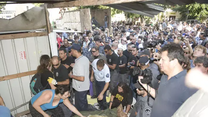 פינוי מאהל רוטשילד, אוקטובר 2011 פינוי מאהל רוטשילד, אוקטובר 2011