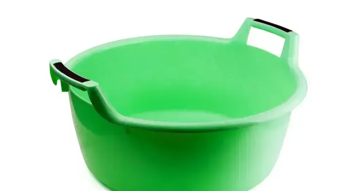 גיגית פלסטיק ירוקה גיגית פלסטיק ירוקה