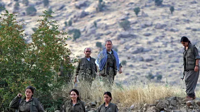 לוחמים ולוחומות של המחתרת הכורדית PKK בצפון עירק, אוגוסט 2010 לוחמים ולוחומות של המחתרת הכורדית PKK בצפון עירק, אוגוסט 2010