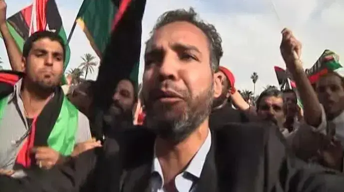  מאות בני אדם יצאו לחגוג את מותו של השליט קדאפי