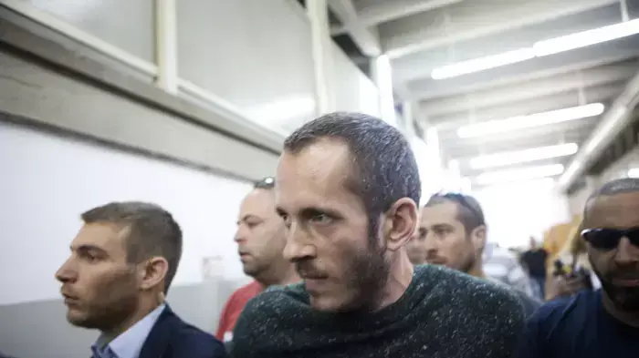 דיוויד שוורץ, חשוד ברצח רחל ג'אנו בהארכת מעצר בבית משפט השלום תל אביב, אוקטובר 2011 דיוויד שוורץ, חשוד ברצח רחל ג'אנו בהארכת מעצר בבית משפט השלום תל אביב, אוקטובר 2011